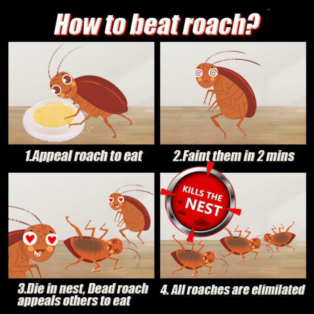 Bait station for cockroaches
