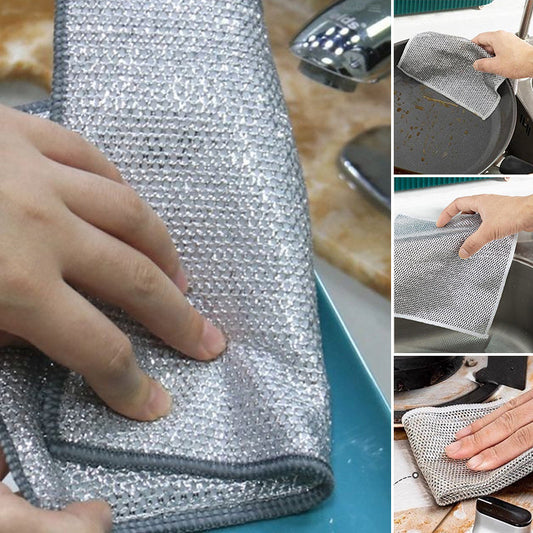 Anti-ripes chiffon for a gentle and effective cleaning (X3) 